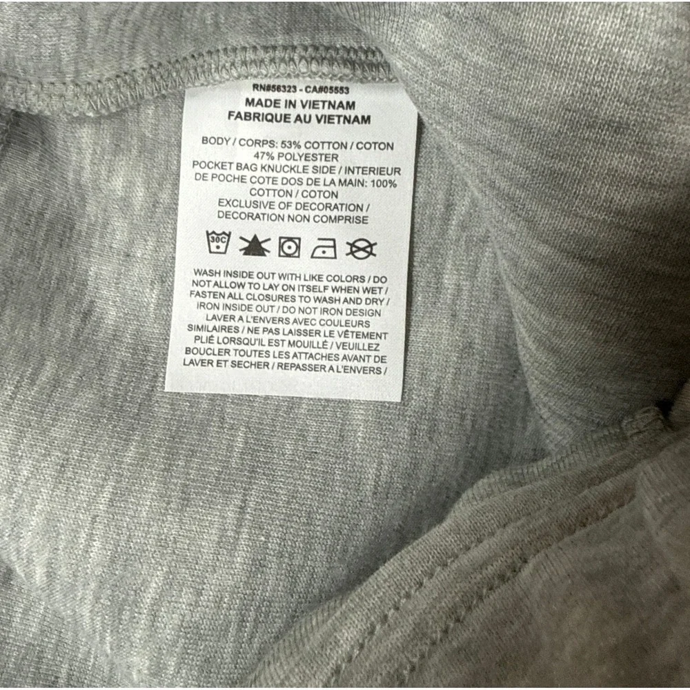 Nike Kids Large Gray Tech Fleece Drawstring Shorts Zip Pocket NWT